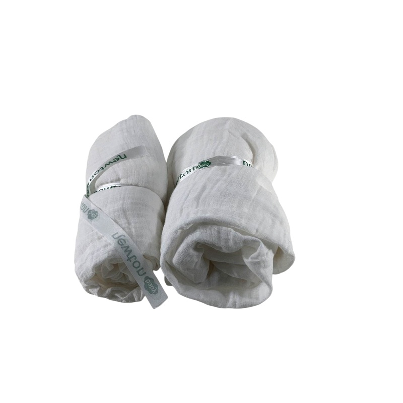 Newton 2 Pack Mini Crib Sheets, White