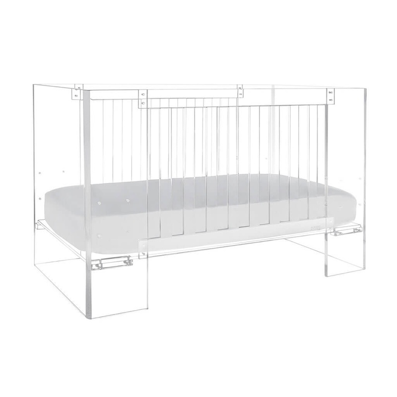 Nursery Works Vetro Acrylic Crib Clear -floor sample