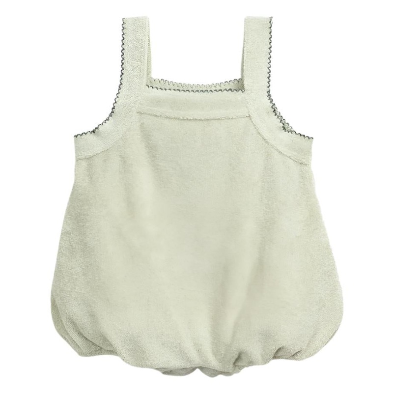 Play Up – Organic Terry Romper – Sage Green