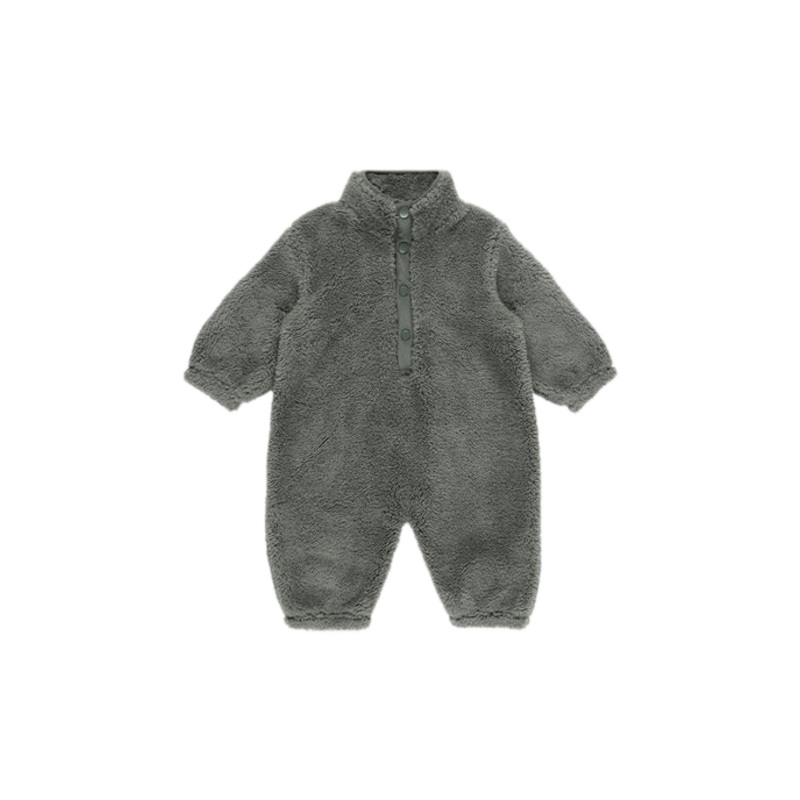 Rylee + Cru Fuzzy Winter Jumpsuit – Forest
