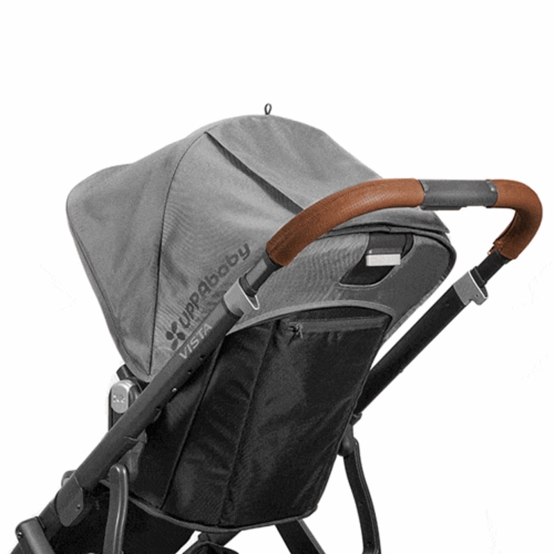 UPPAbaby Vista 2015+/Vista V2 / Vista V3 Leather Handlebar Covers (Saddle)