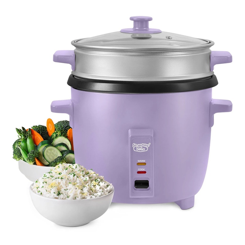16 Cup Rice Cooker and Steamer Lavender