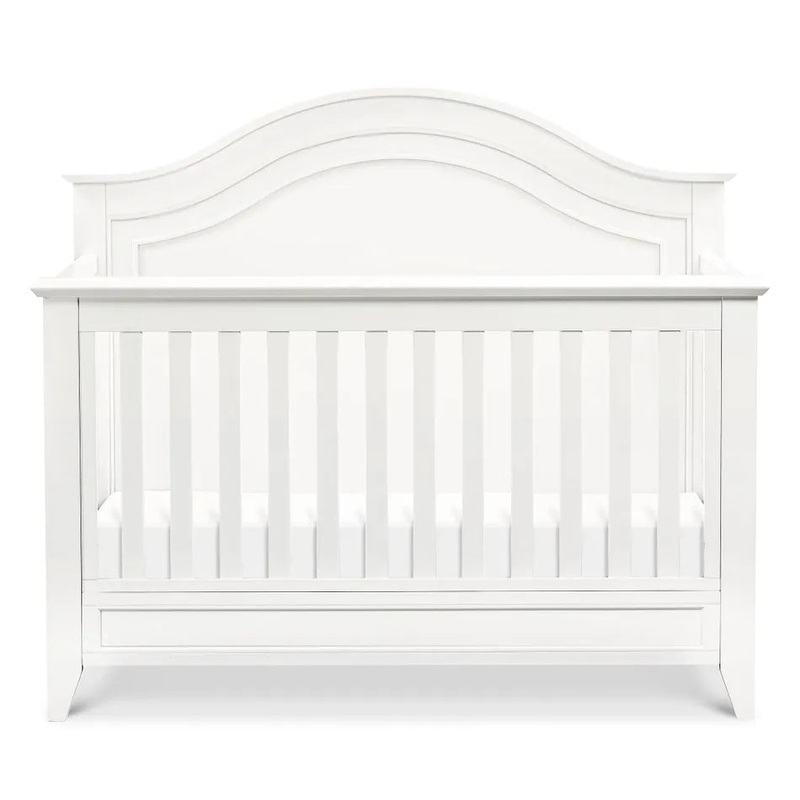 Beckett Rustic 4-in-1 Convertible Curve Top Crib