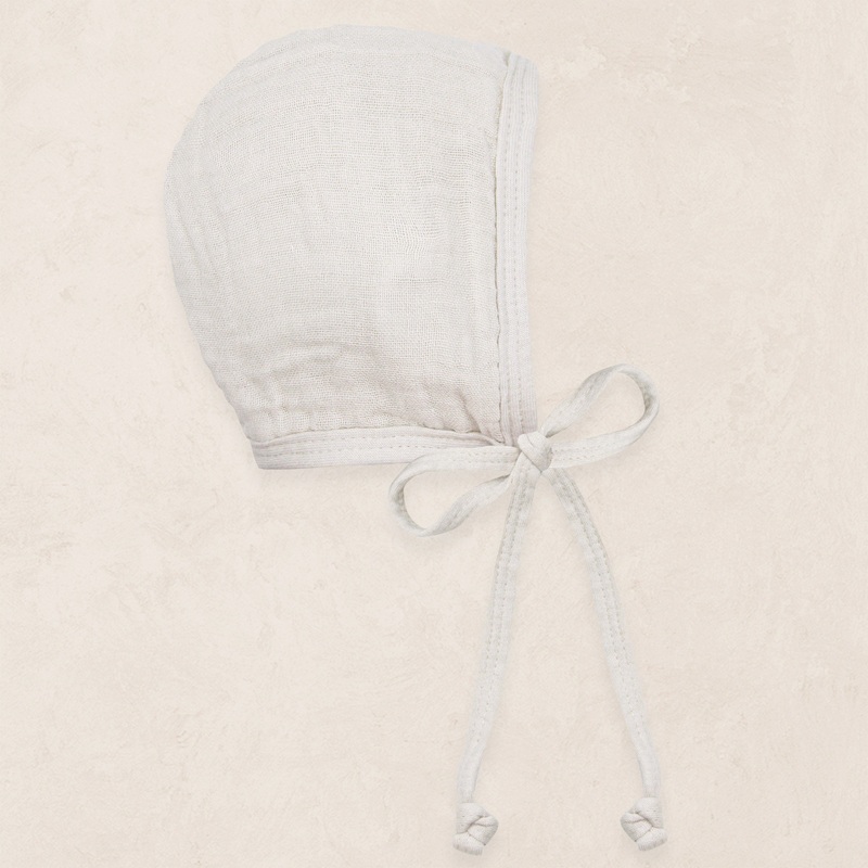 Cloud Muslin Bonnet – Grey