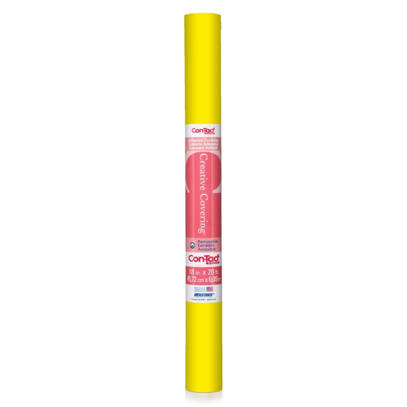 Con-Tact Brand Creative Covering Yellow 18″X50′