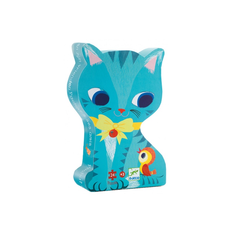 Djeco Silhouette 24 Piece Puzzle Pachat and His Friends