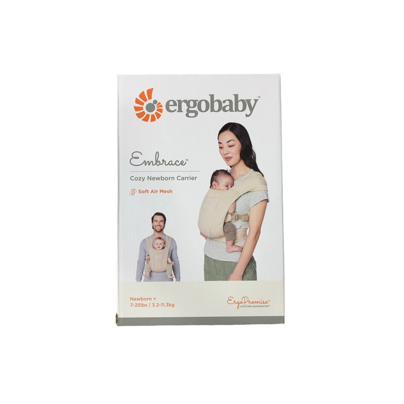 Ergobaby Embrace Baby Carrier, Cream, Mesh