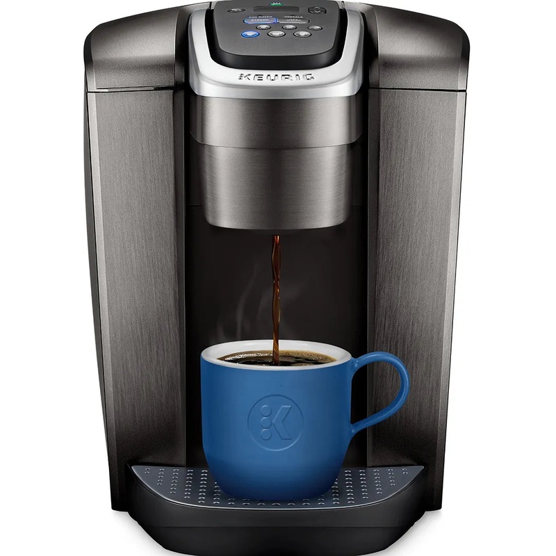 K-Elite Single-Serve K-Cup Pod Coffee Maker with Iced Coffee Setting – Brushed Slate