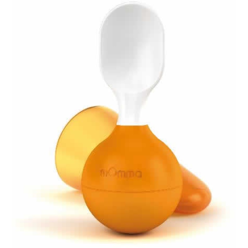 Lansinoh mOmma Mealtime Soft Spoon – Orange