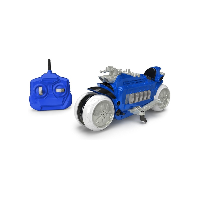 Mindscope HoverCycle Radio Control Stunt Action LED Vehicle