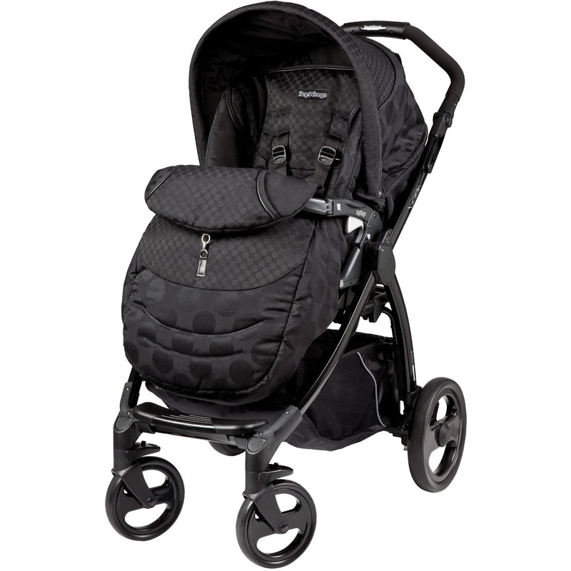 Peg Perego Book Plus Stroller in Pois Black
