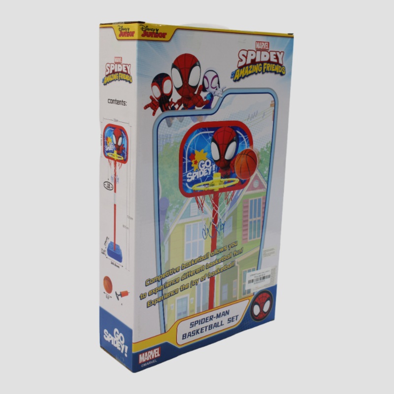Spidey & Friends Basketball Stand  Slam Dunk Fun for Kids