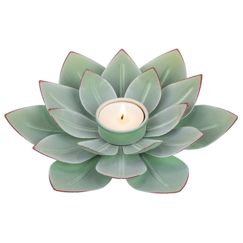 Succulent Metal Tealight Holder