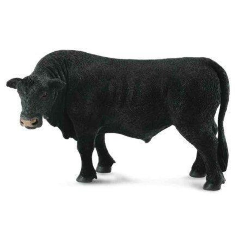 CollectA Black Angus Bull Figure – Black