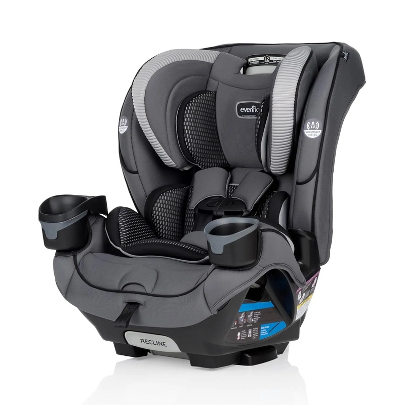 EveryFit/All4One 3-in-1 Convertible Car Seat – Winston Gray(See Description)