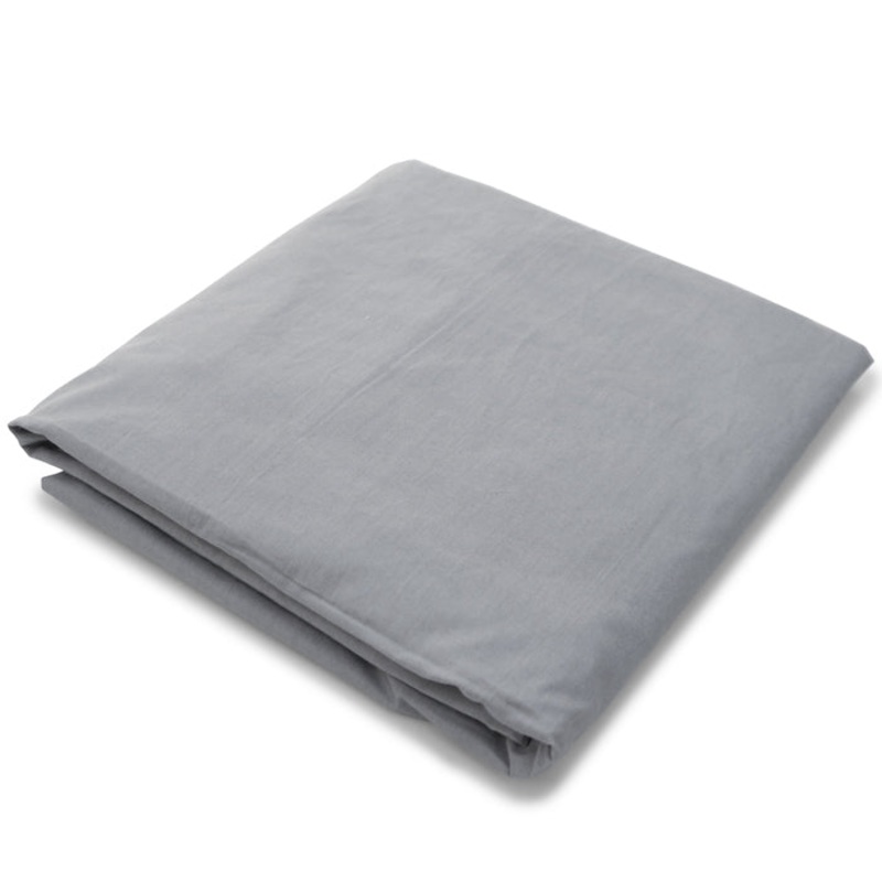 Spot On Square Organic Fitted Crib Sheet – Grey