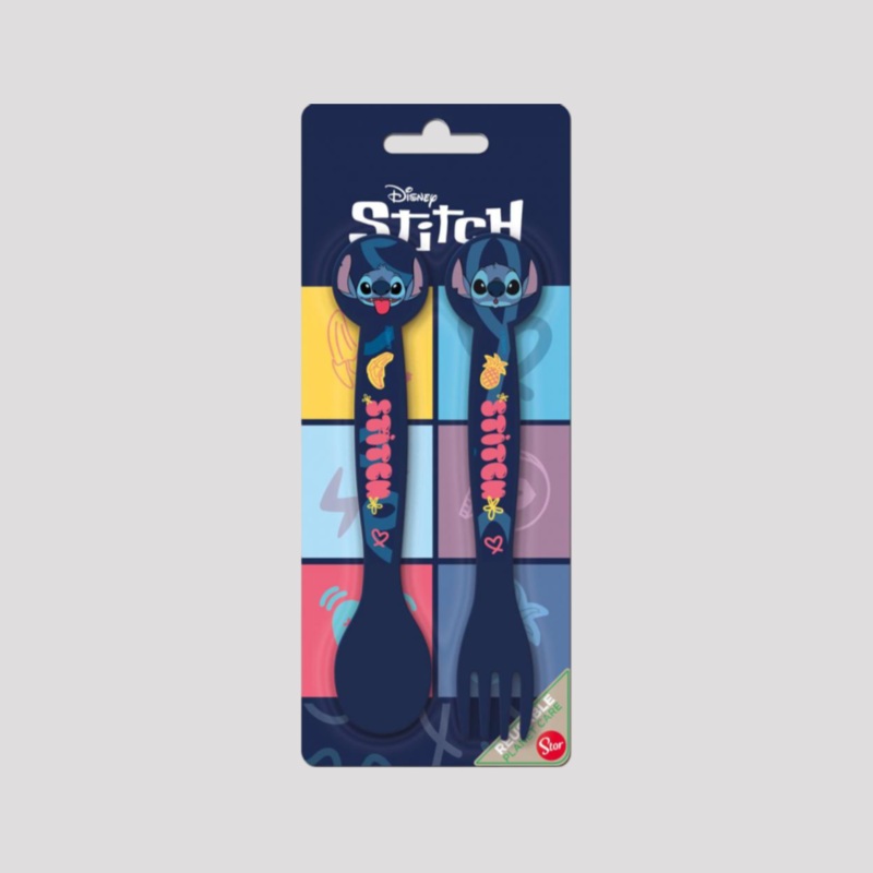 Stitch Children’s Cutlery Set – 2 Pcs