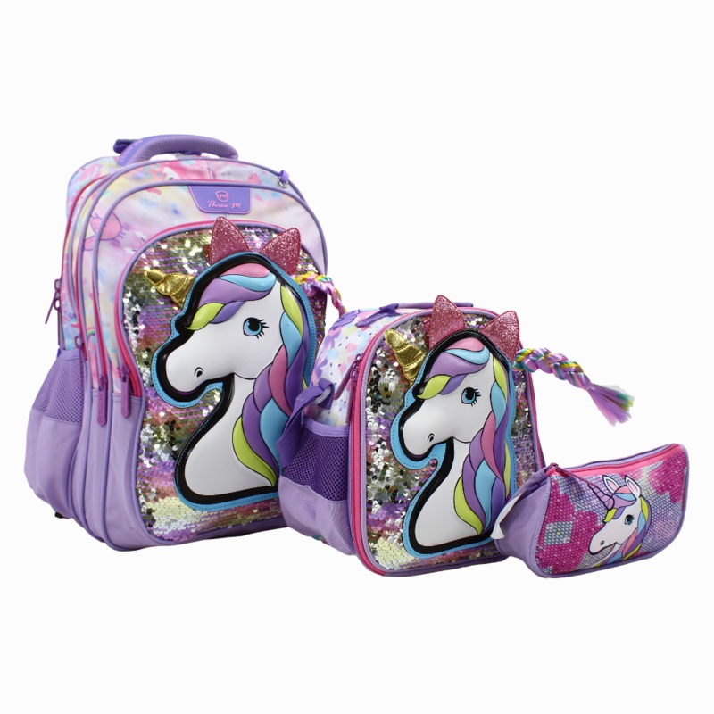 Unicorn School Set  18 Inches