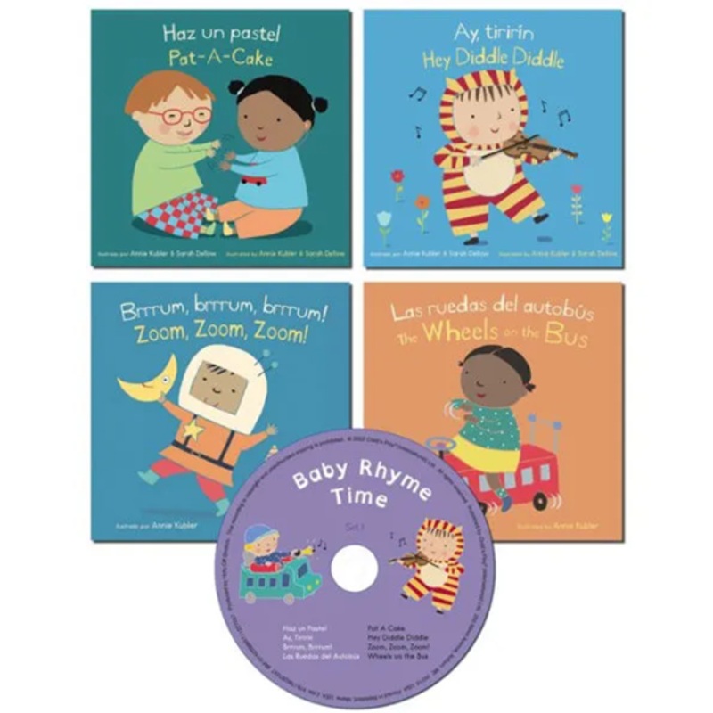 Baby Rhyme Time Bilingual Board Book Sets
