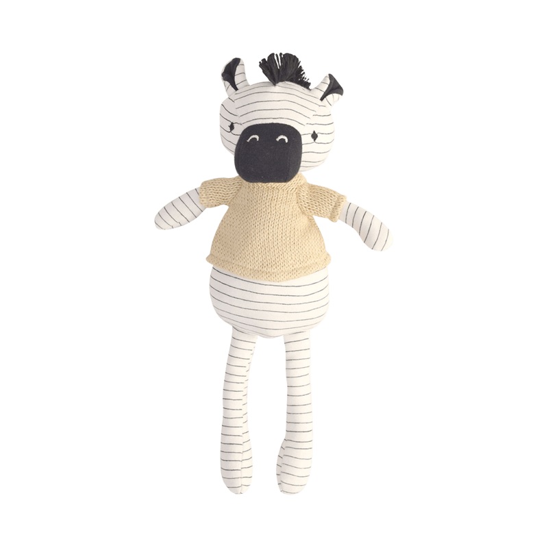 Crane Baby Zulu Zebra Plush Toy