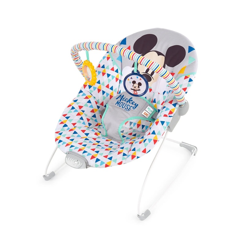 Disney Baby Mickey Mouse Happy Triangles Cradling Baby Bouncer