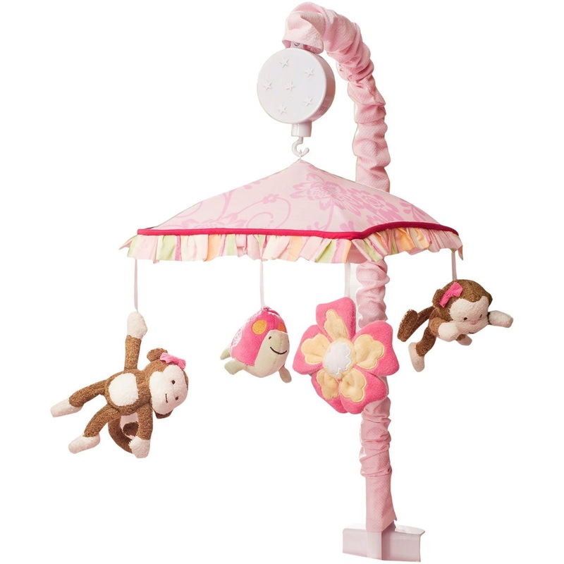 KidsLine Miss Monkey Musical Mobile