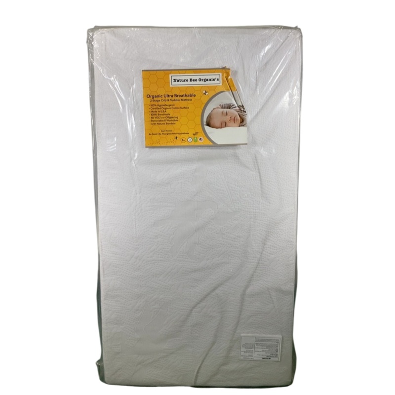 Nature Bee Organics 2-Stage Ultra Breathable Premium Crib & Toddler Mattress