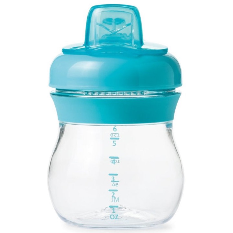 OXO Tot Transitions Soft Spout Sippy Cup, 6 oz – Aqua