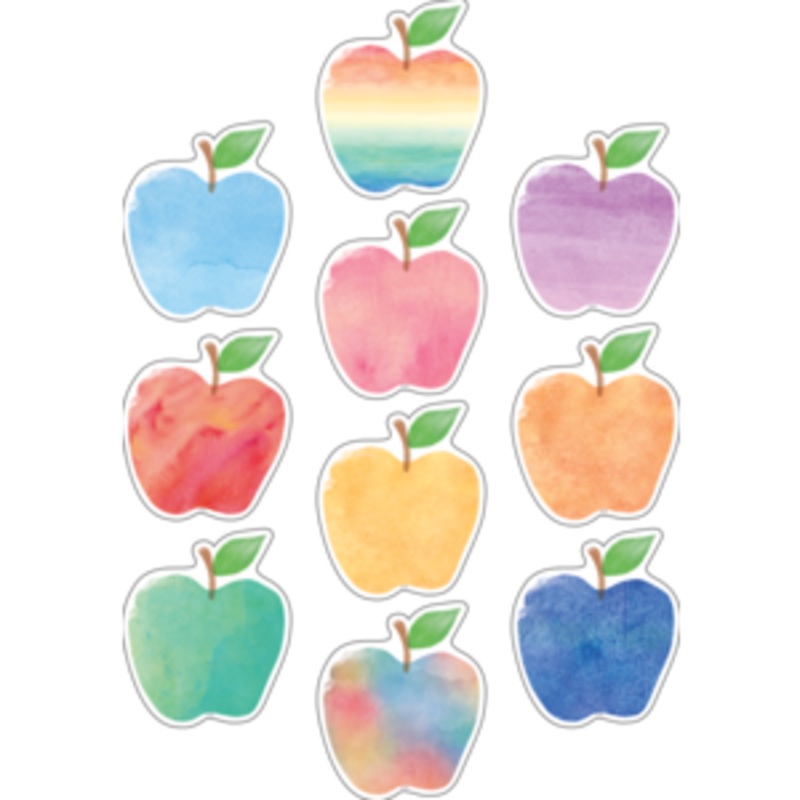 Watercolor Apples Accents(C)