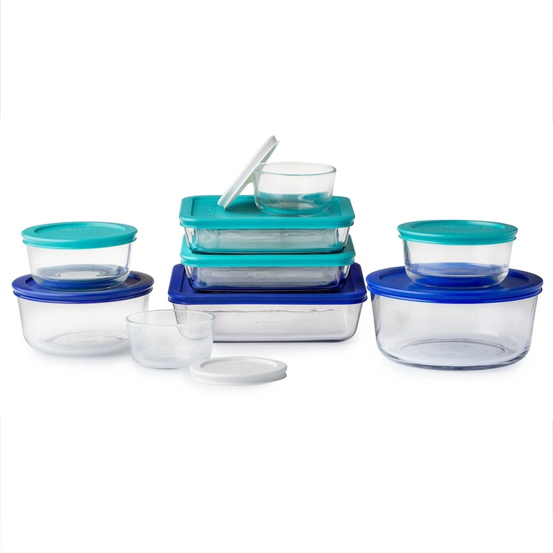 18pc Glass Storage Set (See Description)