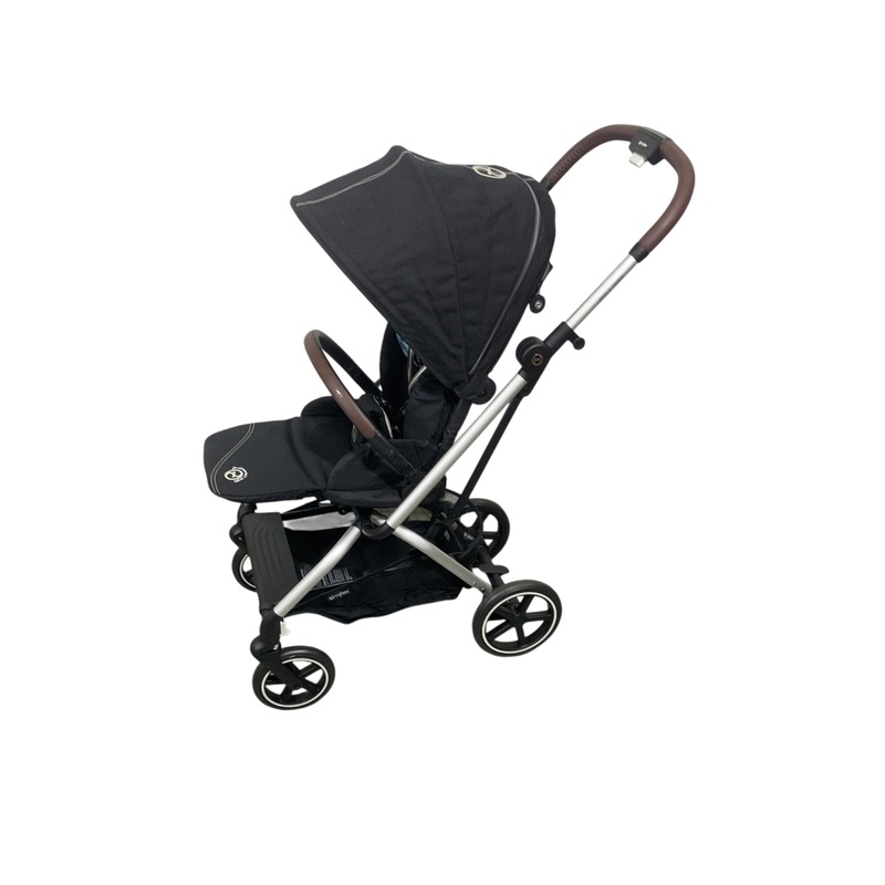 Cybex Eezy S Twist+2 Stroller, 2023, Moon Black