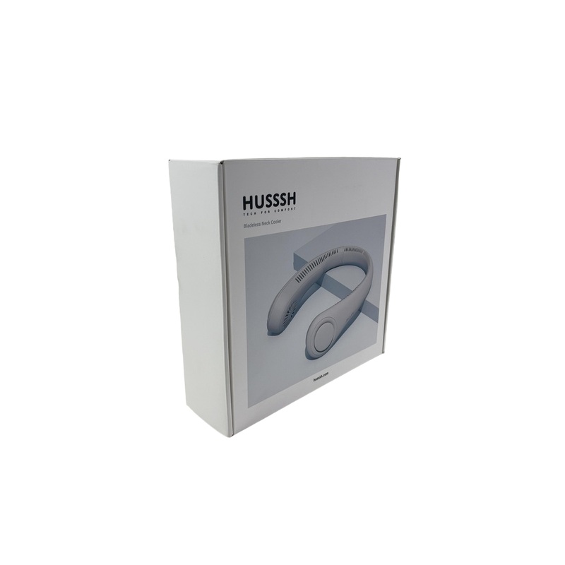 JISULIFE Neck Fan, Light Grey