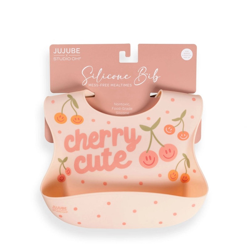 Jujube Silicone Bib