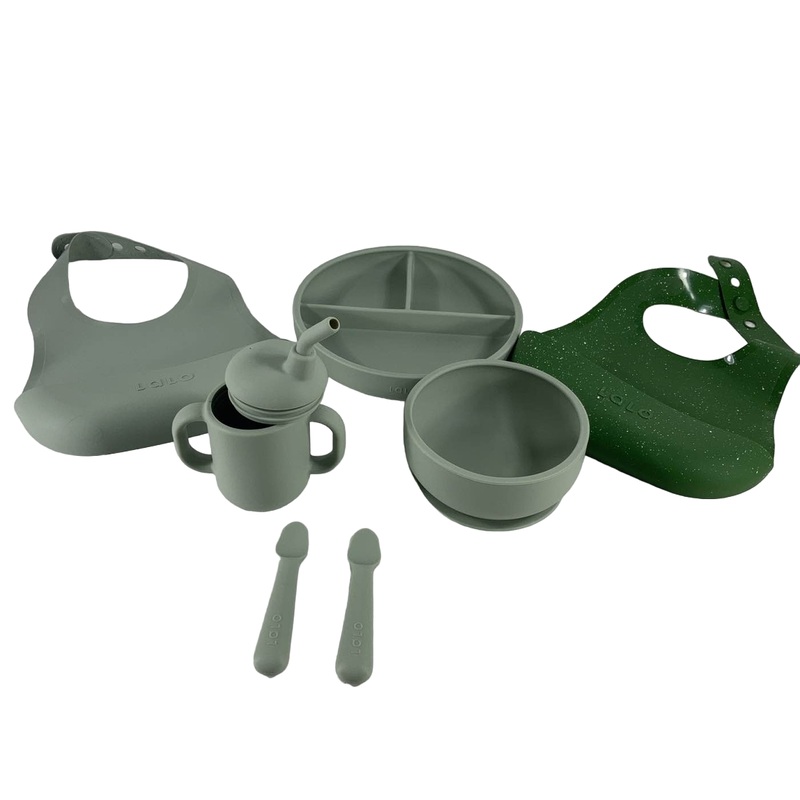 Lalo First Bites Full Kit, Sage