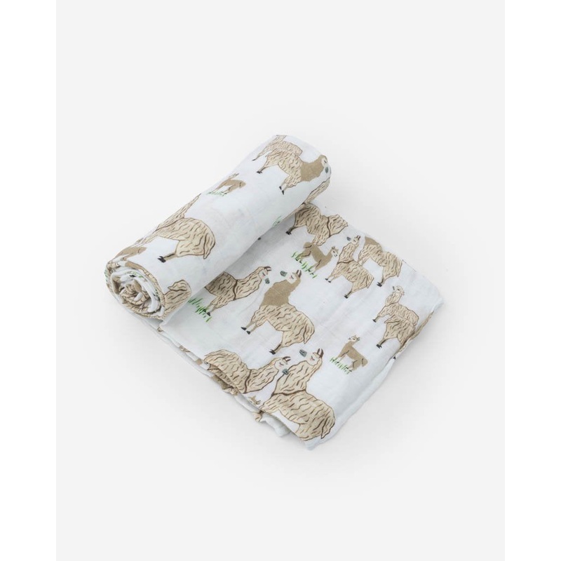 Little Unicorn Cotton Muslin Single Swaddle – Llama Llama
