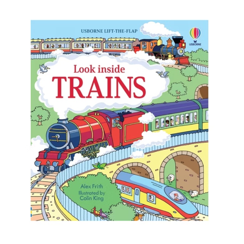 Usborne Look Inside Trains