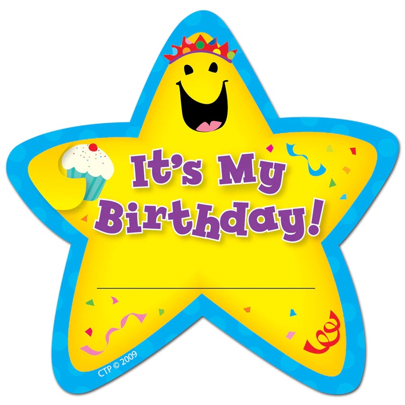 It’s My Birthday! Star Badges