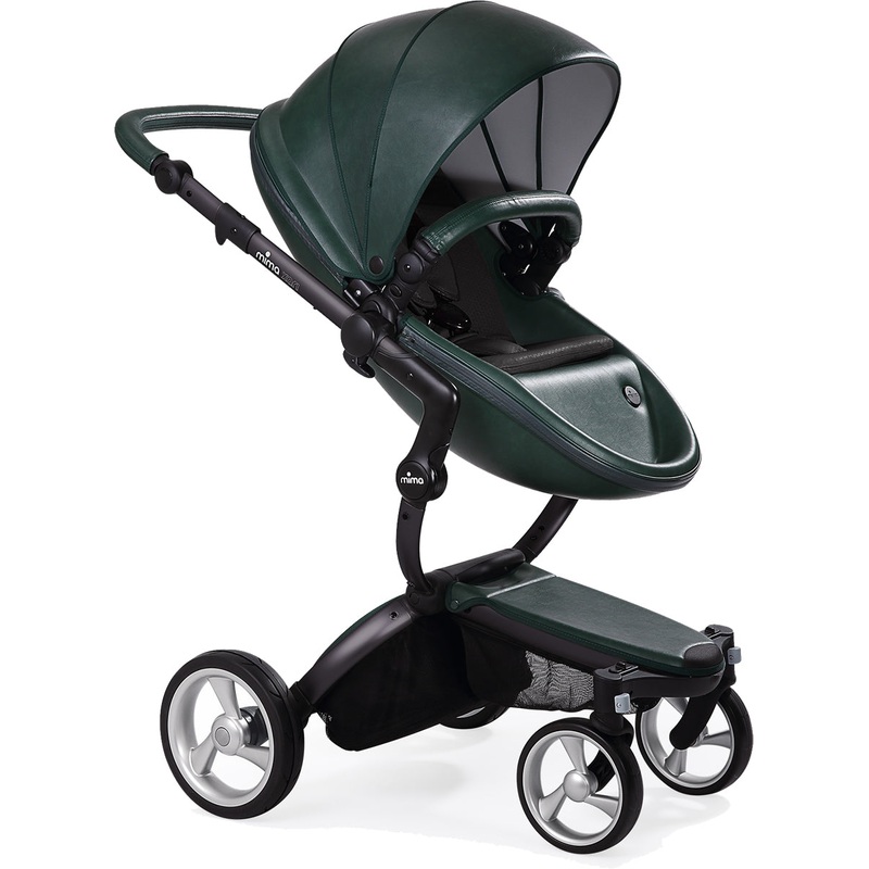 Mima Xari Complete Stroller, Black – British Green / Black