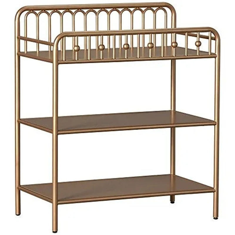 Monarch Hill Ivy Metal Changing Table, Gold