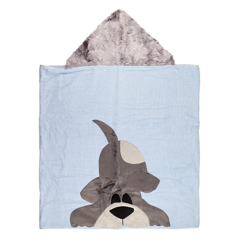 Big Towel Blue Sleepy Puppy