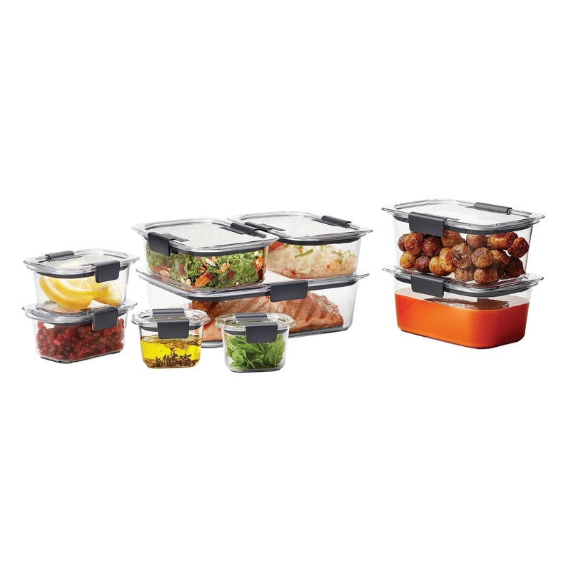 Brilliance 18pc Plastic Food Storage Container Set