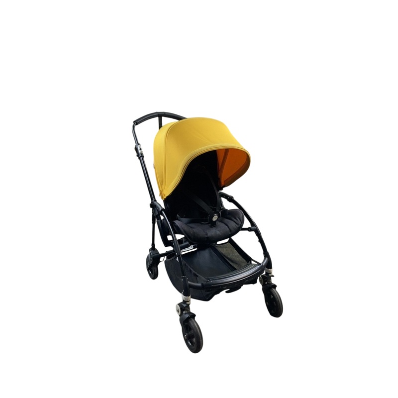 Bugaboo Bee5 Stroller, 2019, Black, Black, Sunrise Yellow
