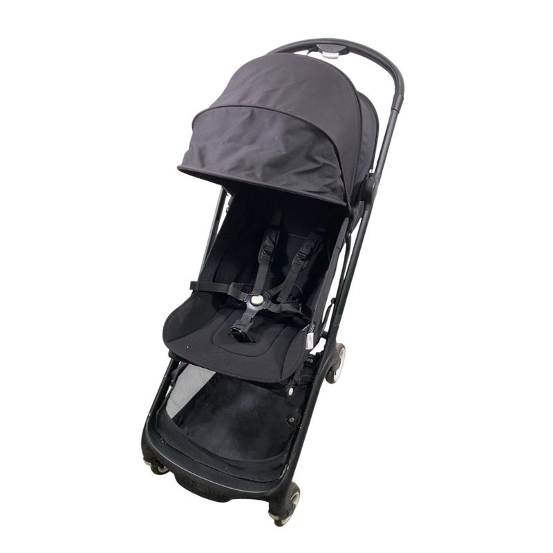 Bugaboo Butterfly Stroller, 2022, Black, Midnight Black, Midnight Black