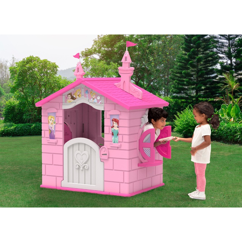 Disney Princess Plastic Indoor/Outdoor Playhouse with Easy Assembly by Delta Children