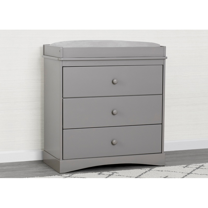 Skylar 3 Drawer Dresser with Changing Top and Interlocking Drawers