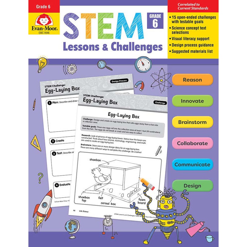 STEM Lessons and Challenges, Grade 6 – Teacher Reproducibles