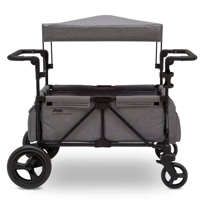 Wrangler Stroller Wagon with Car Seat Adapter – Gray (See Description)