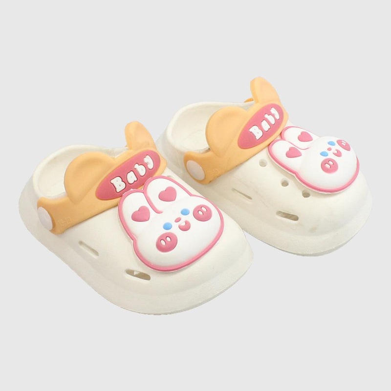 Bunny Head Baby Girls’ Clogs Slippers