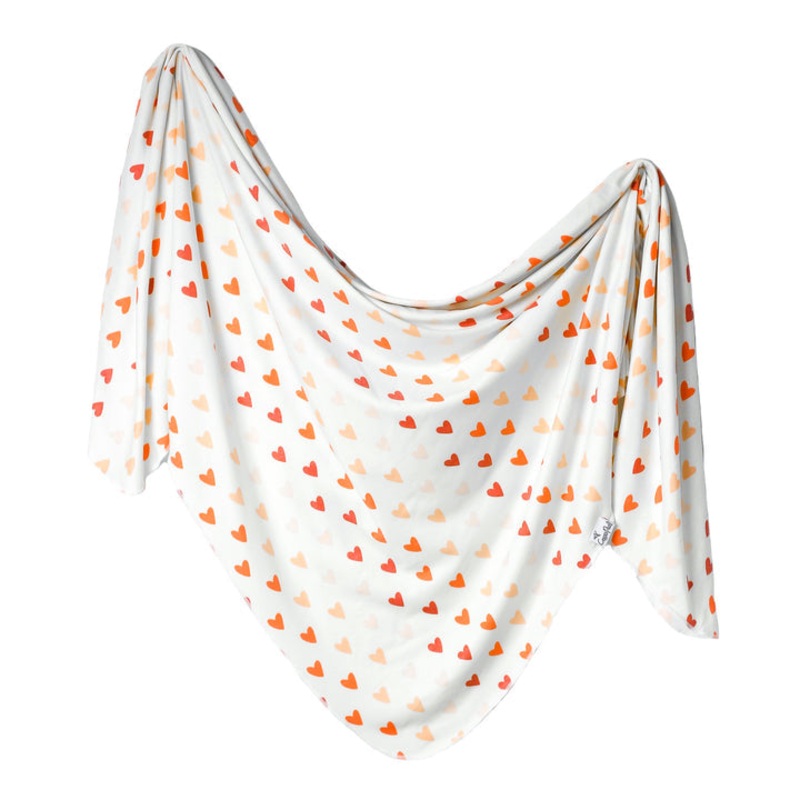 Copper Pearl Knit Swaddle Blanket | Cupid