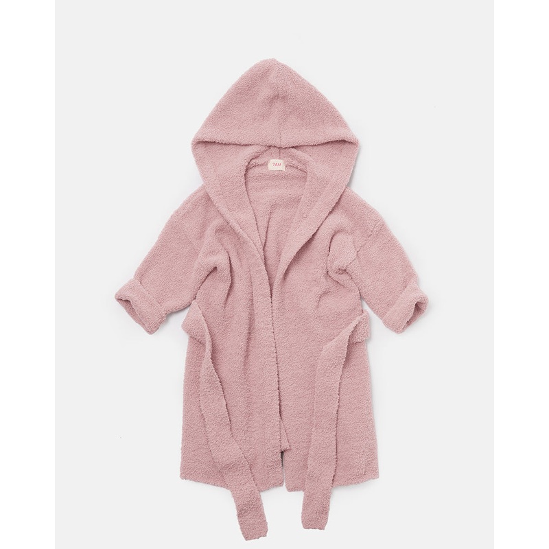 Fuzzy Robe – Ash Rose